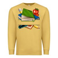 Antique Gold custom teacher books Premium Sweatshirt - NancyCooperArtShop