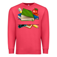 Cardinal custom teacher books Premium Sweatshirt - NancyCooperArtShop