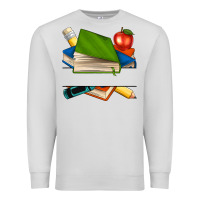 Dove Grey custom teacher books Premium Sweatshirt - NancyCooperArtShop
