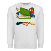 Oatmeal Heather custom teacher books Premium Sweatshirt - NancyCooperArtShop