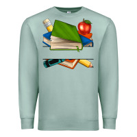 Seafoam custom teacher books Premium Sweatshirt - NancyCooperArtShop