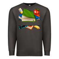 Smoke custom teacher books Premium Sweatshirt - NancyCooperArtShop