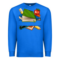 True Royal custom teacher books Premium Sweatshirt - NancyCooperArtShop