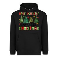 Black have yourself a merry little christmas Heavyweight Hoodie - MaliasSmallBusiness