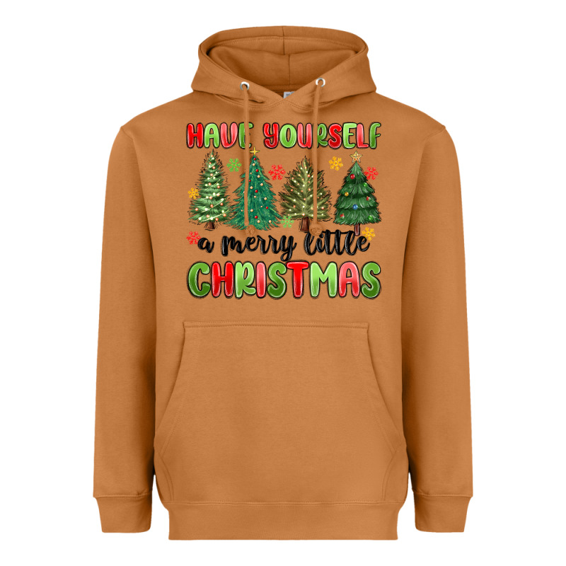 Have Yourself A Merry Little Christmas Heavyweight Hoodie by MaliasSmallBusiness | Teevron