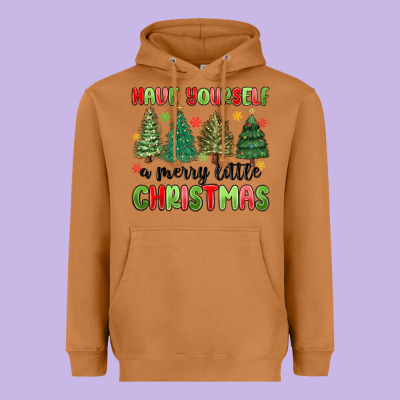 Have Yourself A Merry Little Christmas Heavyweight Hoodie Designed By Maliassmallbusiness