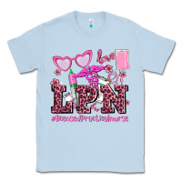 Dusty Blue valentines day lpn licensed practical nurse Classic Tee - AdoDesignShop