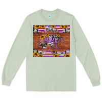 Matcha mama bear sunflowers purple Long Sleeve Tee - Jasminsmagicworld