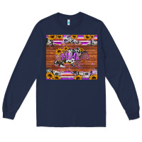 Navy mama bear sunflowers purple Long Sleeve Tee - Jasminsmagicworld