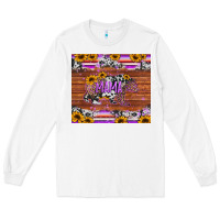 White mama bear sunflowers purple Long Sleeve Tee - Jasminsmagicworld