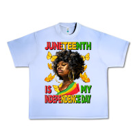Grape Ice juneteenth is my independence day Urban Heavy Tee - HRA Design Shop