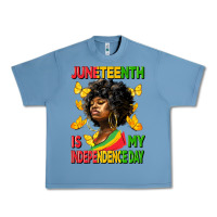 Pebble Blue juneteenth is my independence day Urban Heavy Tee - HRA Design Shop