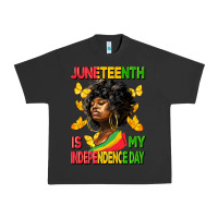 Pigment Black juneteenth is my independence day Urban Heavy Tee - HRA Design Shop