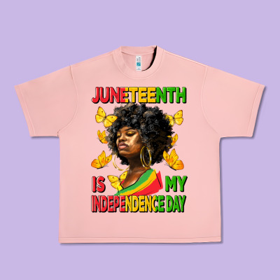 Juneteenth Is My Independence Day Urban Heavy Tee Designed By Hra Design Shop