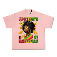 Salmon juneteenth is my independence day Urban Heavy Tee - HRA Design Shop