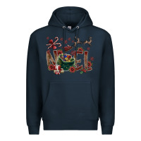 Navy Noel Premium Hoodie - SublimationCraftShop