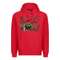 Red Noel Premium Hoodie - SublimationCraftShop
