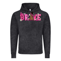 Vintage Black Breast Cancer Brave with Afro Woman Vintage Hoodie - texasbilliewilder