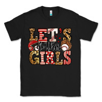 Black let's do this girls baseball Classic Tee - Jasminsmagicworld