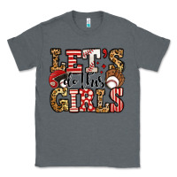 Charcoal Heather let's do this girls baseball Classic Tee - Jasminsmagicworld