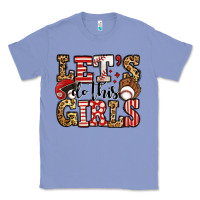 Colony Blue let's do this girls baseball Classic Tee - Jasminsmagicworld