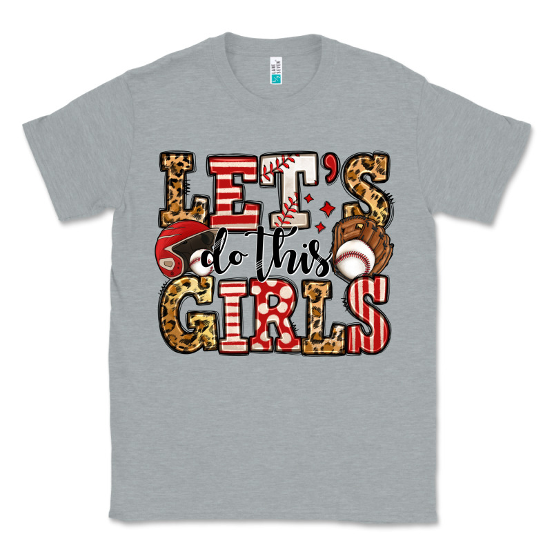 Let's Do This Girls Baseball Classic Tee by Jasminsmagicworld | Teevron