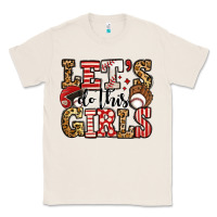 Natural let's do this girls baseball Classic Tee - Jasminsmagicworld