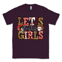 Plum let's do this girls baseball Classic Tee - Jasminsmagicworld