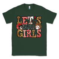 Sports Green let's do this girls baseball Classic Tee - Jasminsmagicworld