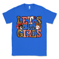 True Royal let's do this girls baseball Classic Tee - Jasminsmagicworld
