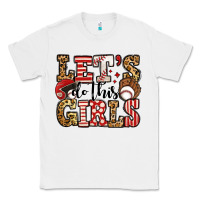 White let's do this girls baseball Classic Tee - Jasminsmagicworld