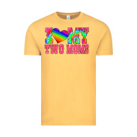 Vintage Mustard i love my two moms Vintage Tee - HRA Design Shop