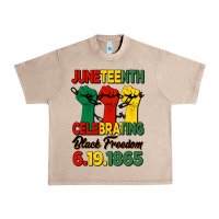 Juneteenth Celebrating Black Freedom Urban Heavy Tee | Teevron