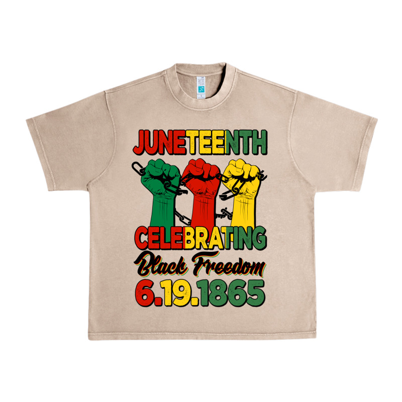 Juneteenth Celebrating Black Freedom Urban Heavy Tee by HRA Design Shop | Teevron