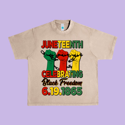Juneteenth Celebrating Black Freedom Urban Heavy Tee Designed By Hra Design Shop
