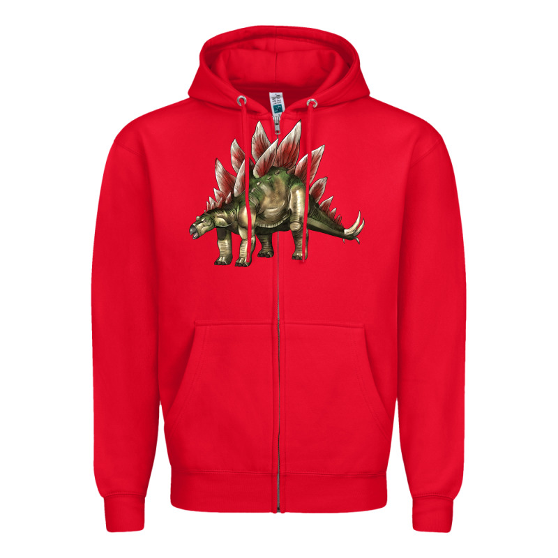 Stegosaurus Zipper Hoodie by LillyAllenDesigns | Teevron