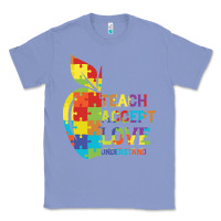 Colony Blue Autism Teach Accept Understand Love Classic Tee - CowhideDigitalArt