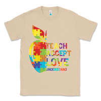 Mushroom Autism Teach Accept Understand Love Classic Tee - CowhideDigitalArt