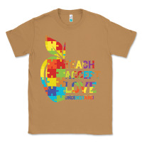 Toasted Coconut Autism Teach Accept Understand Love Classic Tee - CowhideDigitalArt