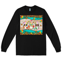 Black summer gnomes Long Sleeve Tee - Artiststas