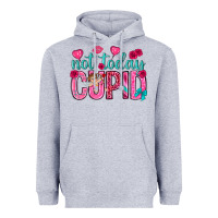 Heather Grey not today cupid Heavyweight Hoodie - NancyCooperArtShop