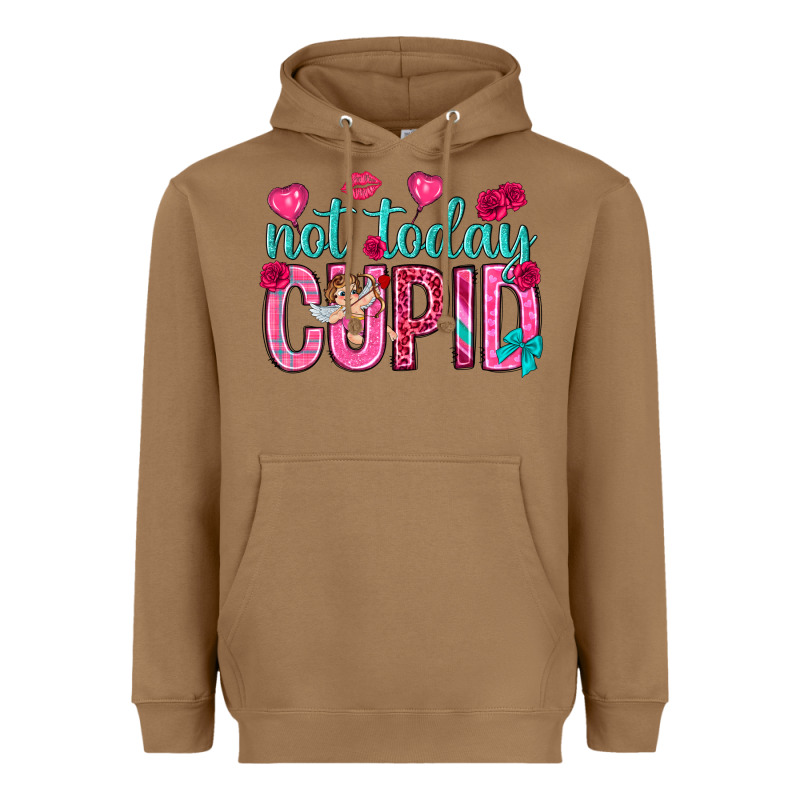 Not Today Cupid Heavyweight Hoodie by NancyCooperArtShop | Teevron