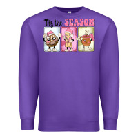 Purple Christmas tis the season Premium Sweatshirt - MaliasSmallBusiness