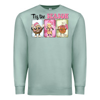 Seafoam Christmas tis the season Premium Sweatshirt - MaliasSmallBusiness