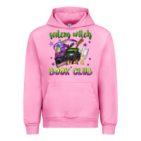Fuchsia Pink Salem witch book club Urban Hoodie - NancyCooperArtShop