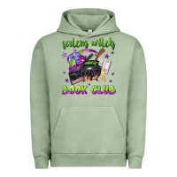 Pigment Oil Green Salem witch book club Urban Hoodie - NancyCooperArtShop