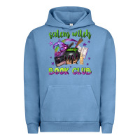 Pigment Pebble Blue Salem witch book club Urban Hoodie - NancyCooperArtShop