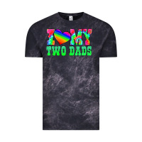 Cloud Black i love my two dads Vintage Tee - HRA Design Shop