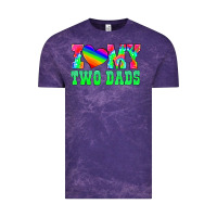 Cloud Purple i love my two dads Vintage Tee - HRA Design Shop