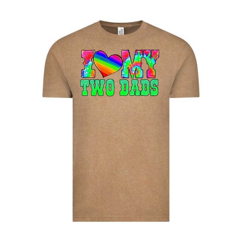 I Love My Two Dads Vintage Tee by HRA Design Shop | Teevron